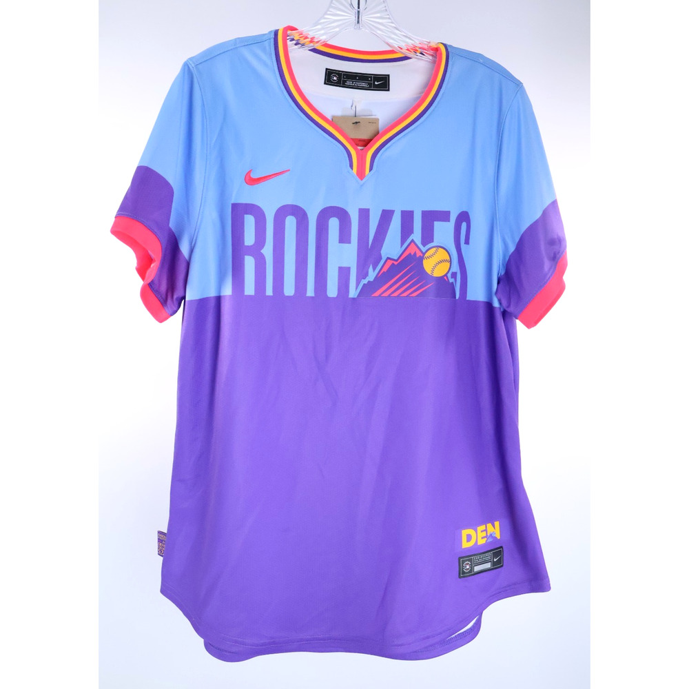 Nike Colorado Rockies Ryan McMahon City Connect Limited Jersey Women L NWT READ
